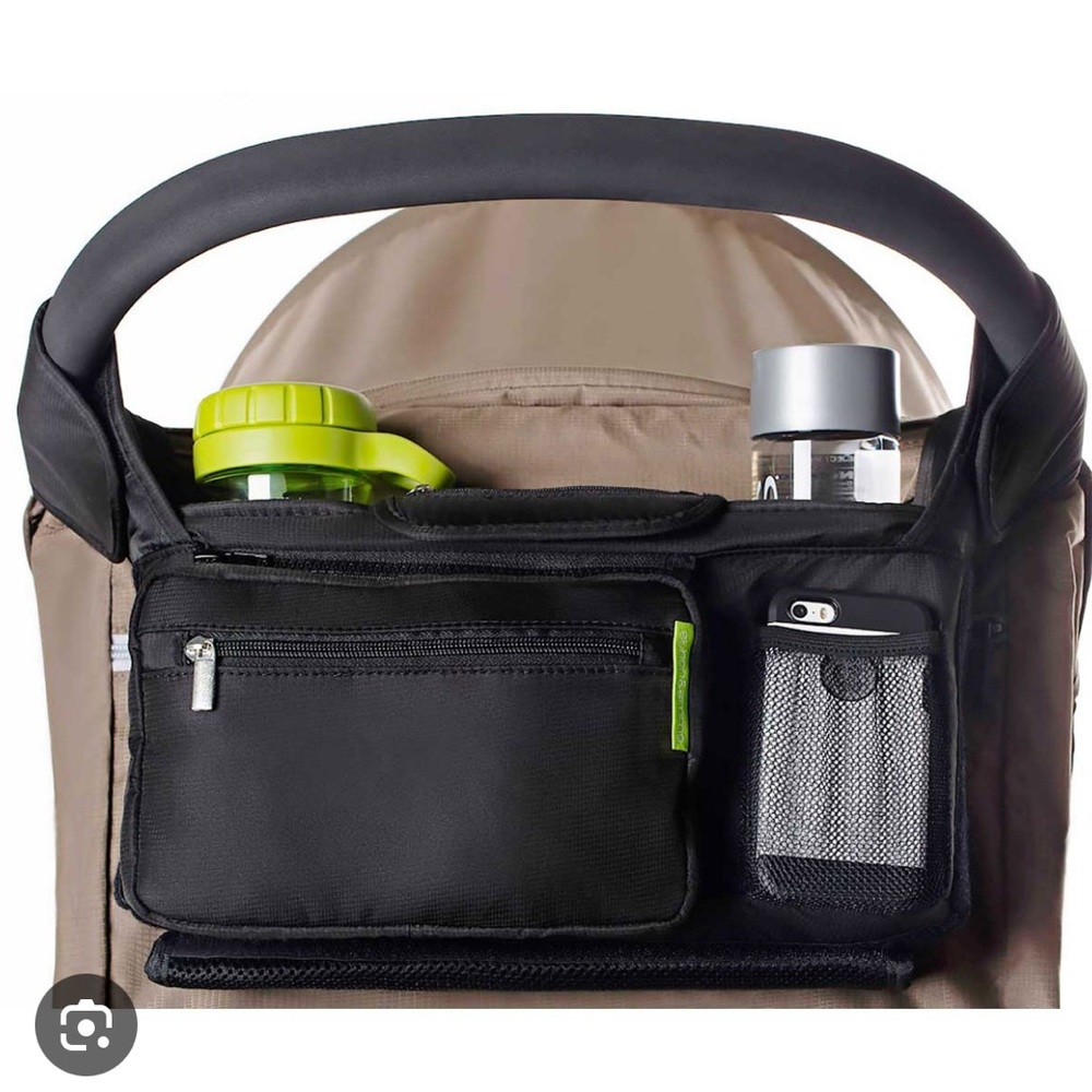 Black stroller bag